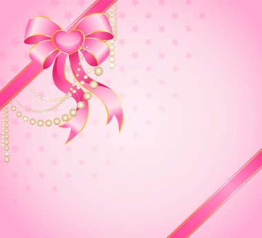 Gift with a big bow clipart