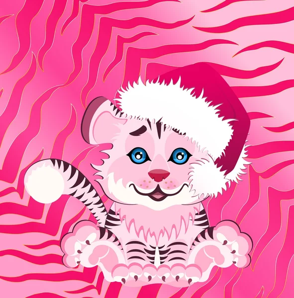 Beau petit tigre — Image vectorielle