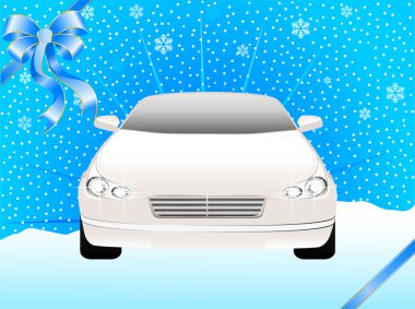 Beautiful sporting car clipart