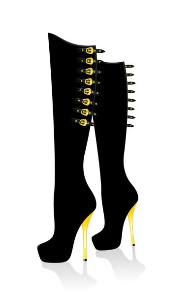 Kvinnliga sexiga skor — Stock vektor