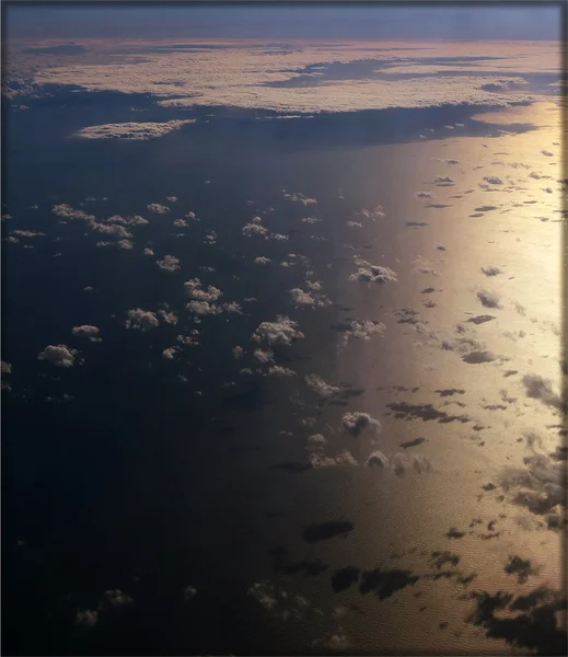 비행기에서 광경 — 스톡 사진
