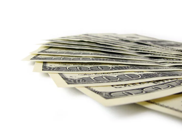 Stack of $ 100 bills — Stock Photo, Image