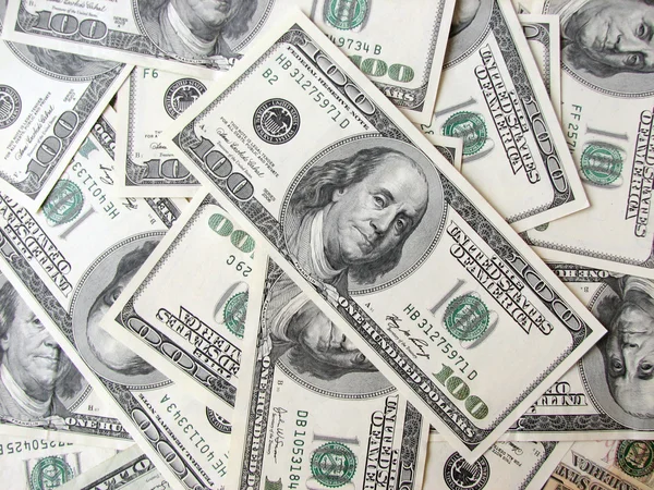 Background of us dollars — Stock Photo, Image