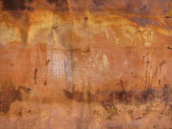 Old rusty grunge metal background, dirty and stained