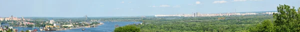 Киевская панорама города — стоковое фото