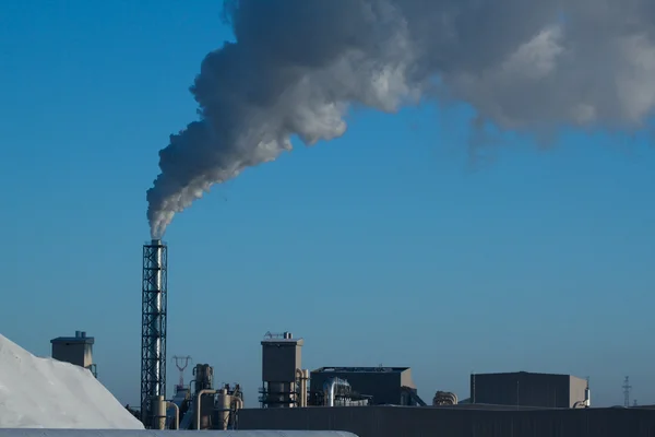 Stock image Smoke rising from factory