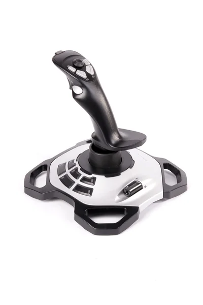 Siyah ve gümüş joystick — Stok fotoğraf