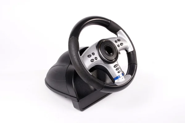 Computer steering wheel — Stock Photo, Image