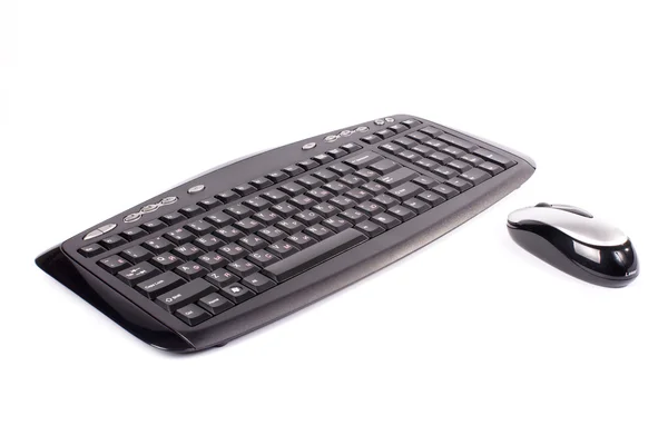 Клавиатура и мышь — стоковое фото