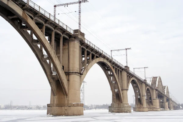 Zimní most — Stock fotografie