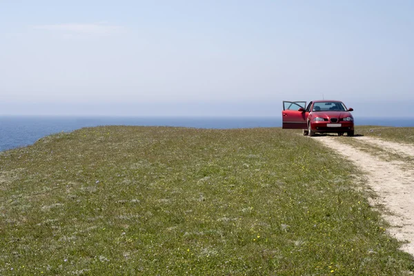 車と海 — ストック写真