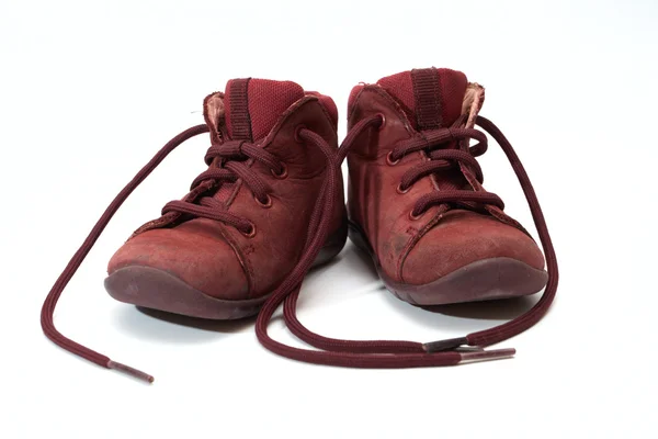 어린이 오래 된 신발 — 스톡 사진