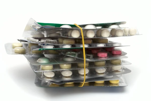 Lot de paquets de pilules — Photo