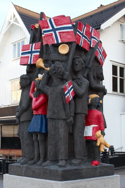 Norwegian monument — Stock Photo, Image