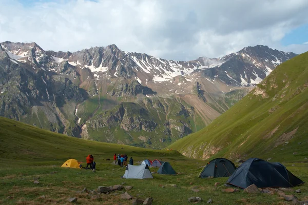 Dağ kampı — Stok fotoğraf