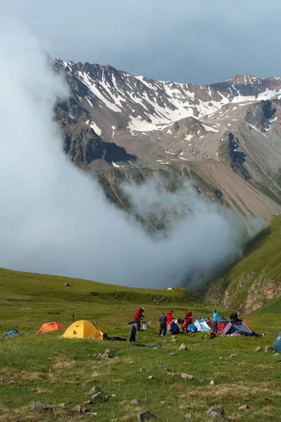 Campamento de montaña —  Fotos de Stock