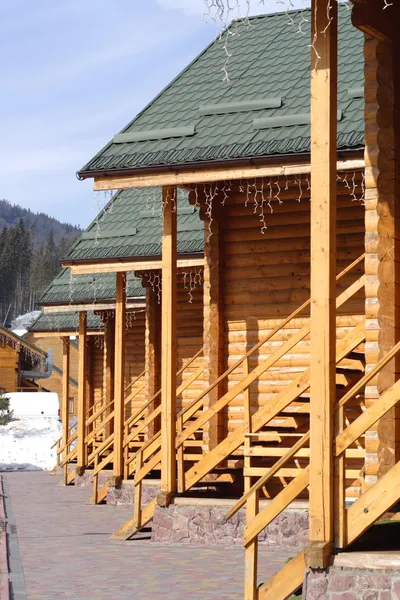 stock image Timber houses