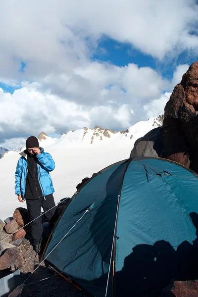Campamento de montaña —  Fotos de Stock