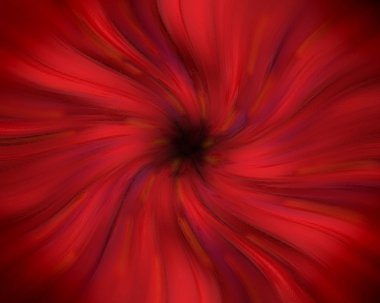 Red swirling vortex clipart