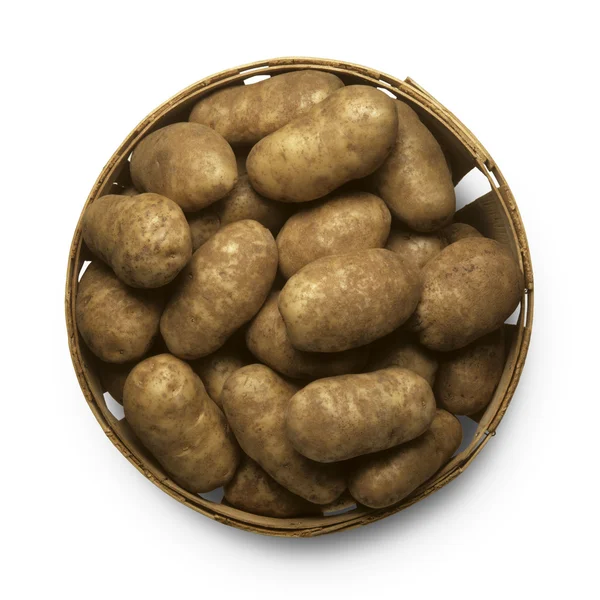 Mandje van aardappelen — Stockfoto