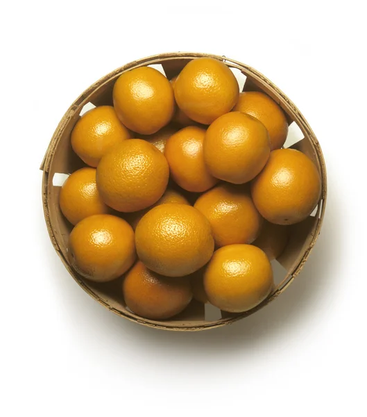 Koš pomerančů — Stock fotografie