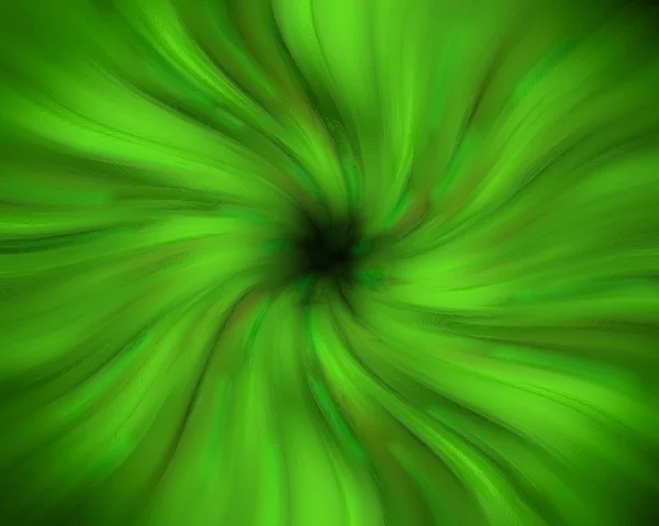 緑の渦巻く渦 — ストック写真