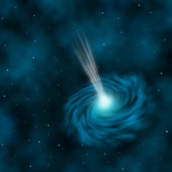 Kék quasar — Stock Fotó