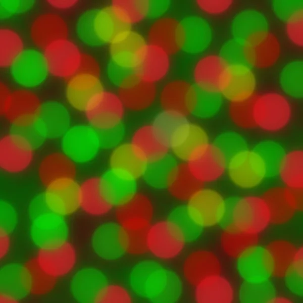 Luzes vermelhas e verdes desfocadas festivas — Fotografia de Stock