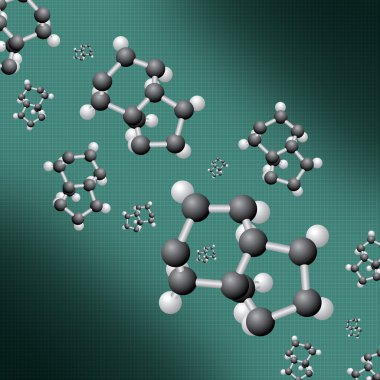 bir tablo karşı organik moleküller
