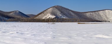 Winter panorama clipart
