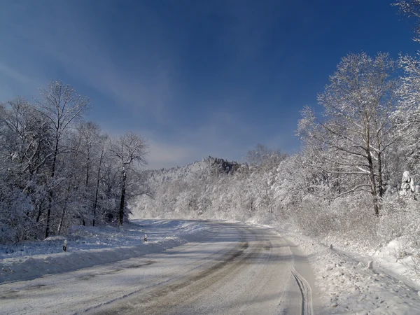Χειμερινός δρόμος — Φωτογραφία Αρχείου
