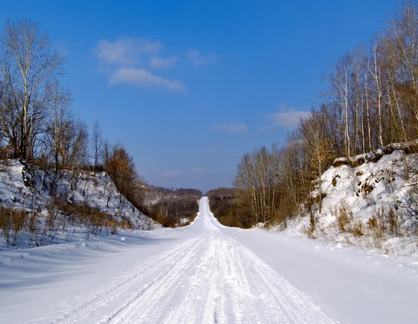 La route d'hiver — Photo