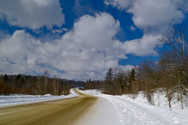 El camino de invierno —  Fotos de Stock