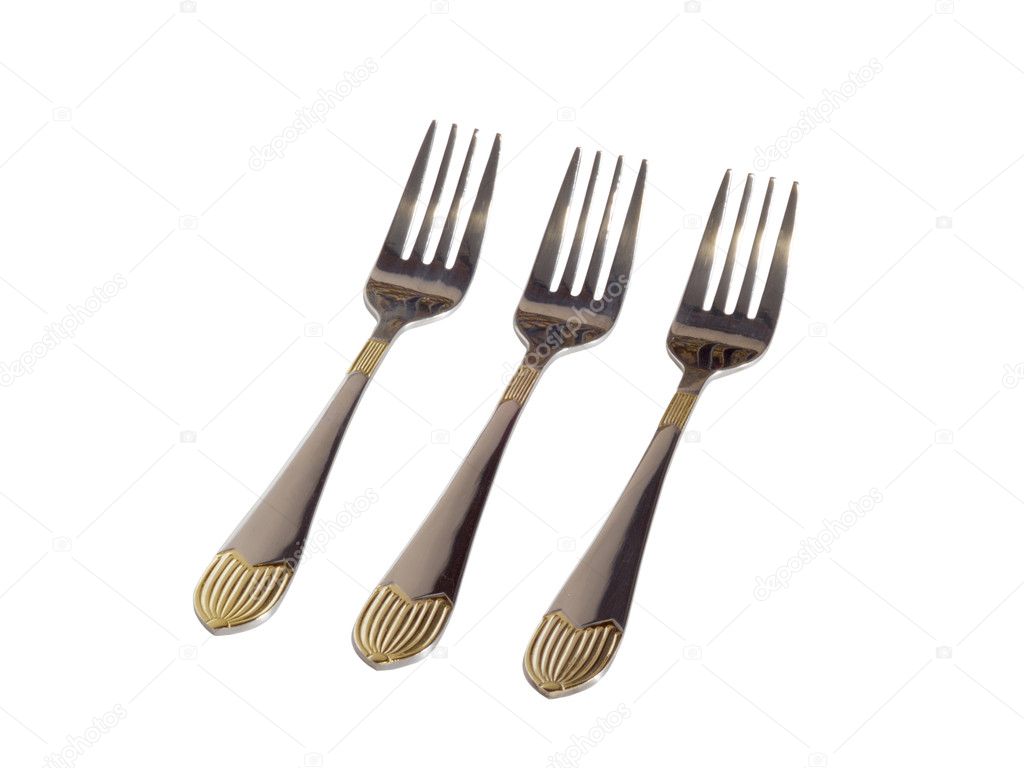 Three table forks