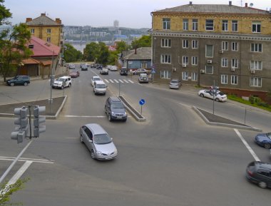 sokaklar - eski bir şehir Crossroads