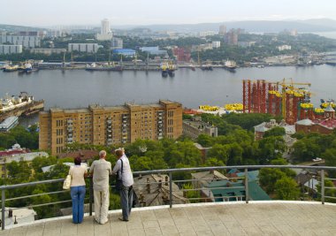 Şehir vladivostok Panoraması