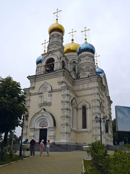 Şehir vladivostok Ortodoks Tapınağı — Stok fotoğraf