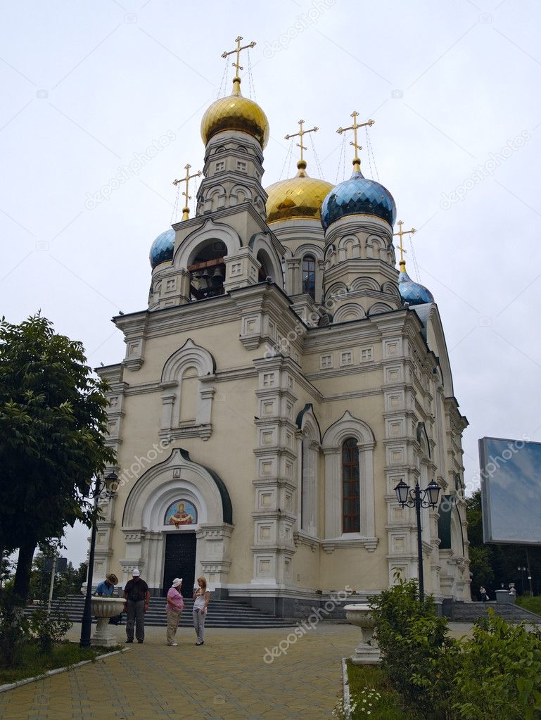 The Orthodox temple of city Vladivostok