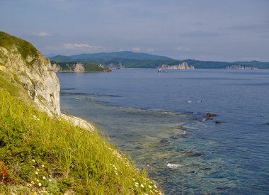 yüksek deniz kıyısı