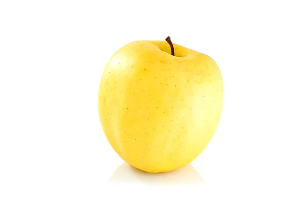 Singola mela gialla — Foto Stock