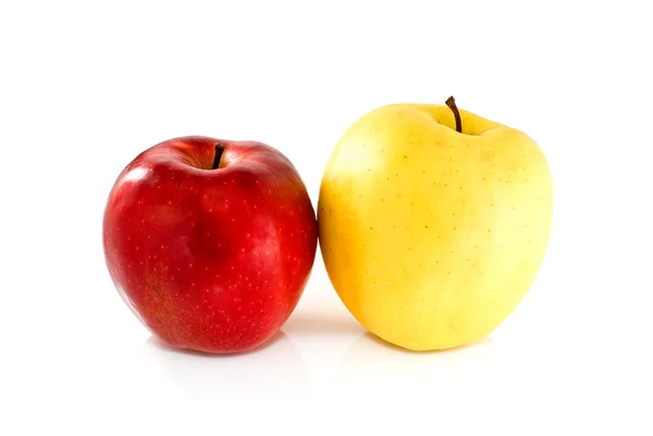 红苹果和黄苹果 — 图库照片