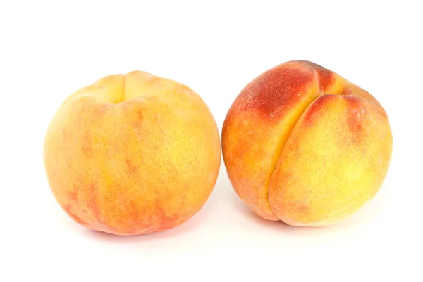 Pair of orange peaches — Stock Photo, Image