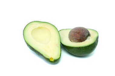 Two avocado halves clipart