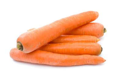 Five carrots clipart