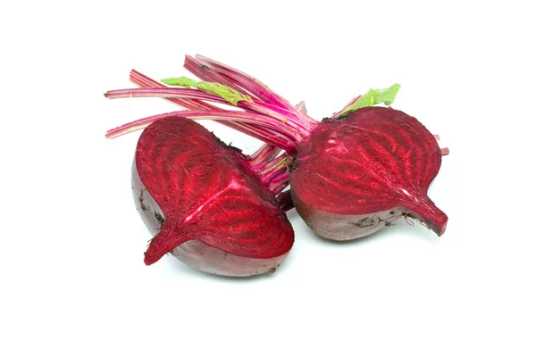 Two halves of red beet — Stock Photo, Image
