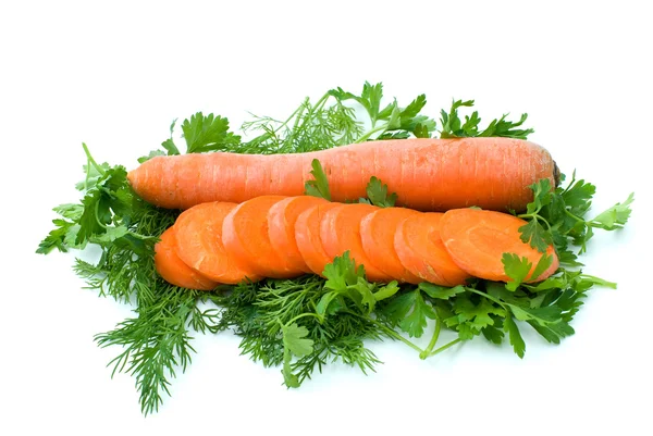 Porkkana, tilli ja persilja — kuvapankkivalokuva