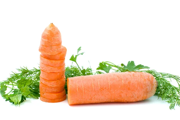 Морква, кріп і петрушкою — стокове фото