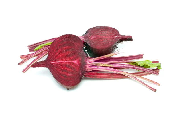 Two halves of red beet — Stock Photo, Image