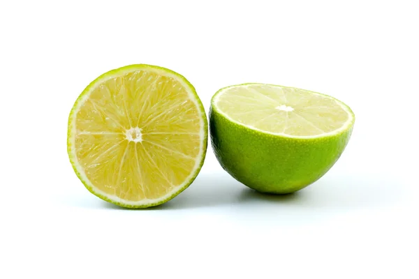 Two halves of lime — Stock Photo, Image