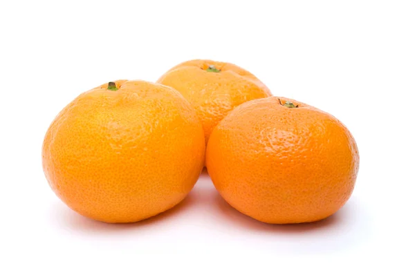 Trzy mandarynki — Zdjęcie stockowe